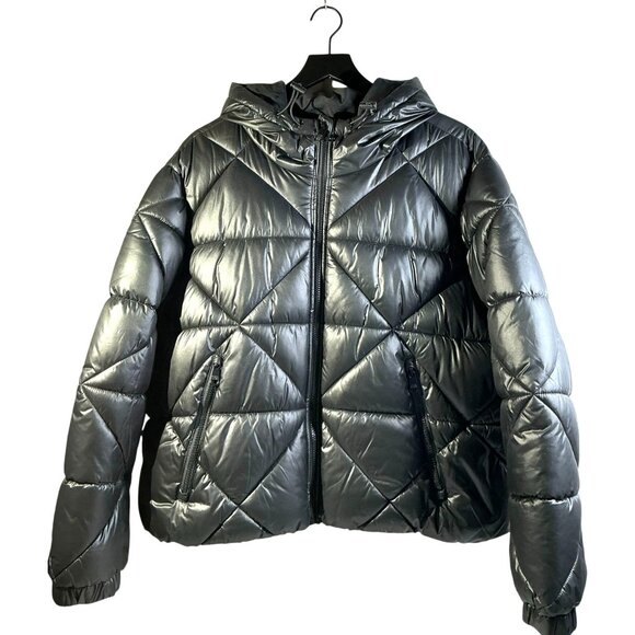 Love & Sport - Woman’s Black Puffer Jacket - 2XL - Picture 1 of 4